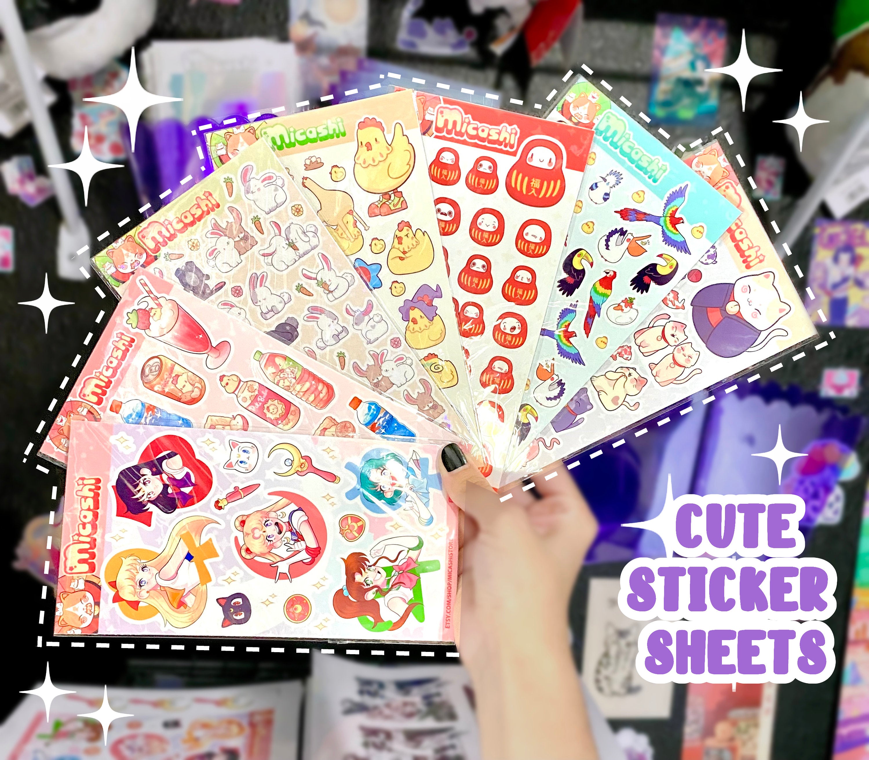 Cute sticker sheets | Stickers pack